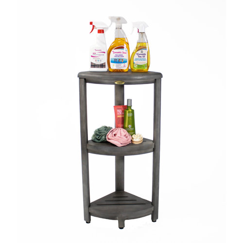 CoastalVogue Freestanding Shower Shelf & Reviews Wayfair